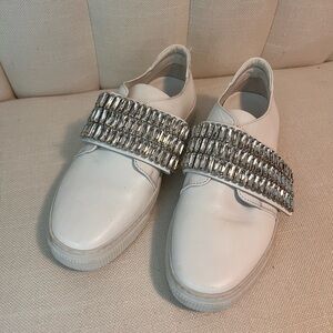 ZCD Montreal Italian Leather Sneakers with Crystals